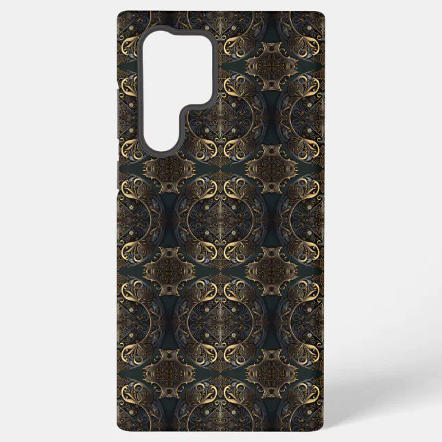 Middle Ages Medieval Gold and Black Samsung Galaxy Case