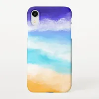 Majestic Blue Ocean Waves  iPhone XR Case