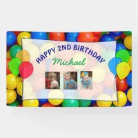 Have Guests Sign the Ball Themed Birthday Banner