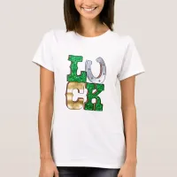 Luck HorseShoe Green Gold St Patricks Day  T-Shirt