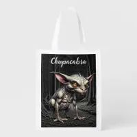Chupacabra in the Woods Cryptid Grocery Bag