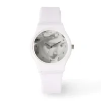 *~* Women's Sporty Marble White Beautiful Angel Watch