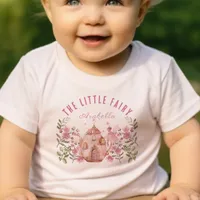 The Little Fairy And Teapot Birthday Baby T-Shirt