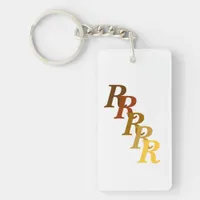 Keychain (acrylic) - Monogram with Surname