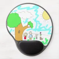 Add your Children's Artwork to this    Gel Mouse Pad