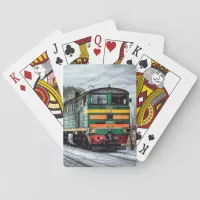 Locomotive Steam Engine Train Cards