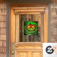 Spooky Evil HalloweenPumpkin Window Cling