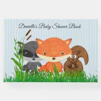 Personalized Woodland Creatures Baby Shower Book