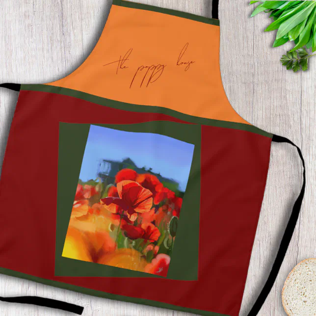 The poppy house - Art apron