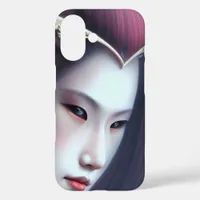 Beautiful Japanese Empress Tiara Fantasy AI Art iPhone 16 Case