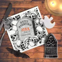 Tombstone and Skulls ID216 Paper Napkins