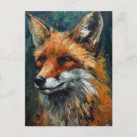 Beautiful Red Fox Postcard