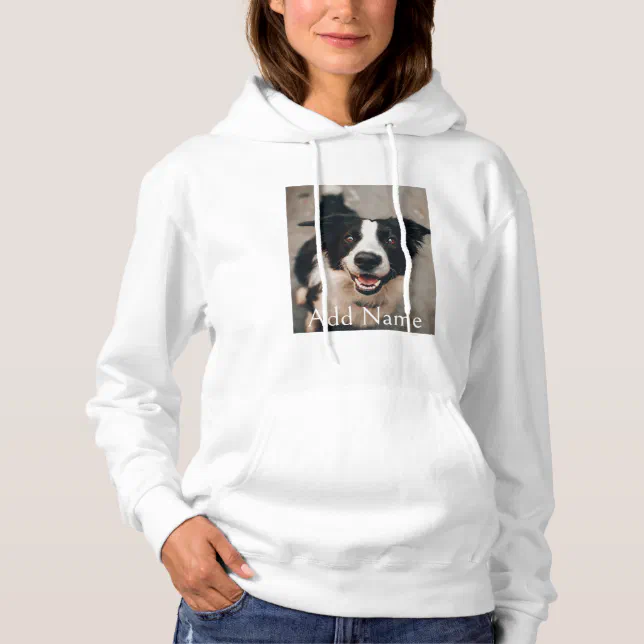 Custom Photo Dogs and Name Personalized Women Hoodie