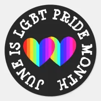 June is LGBT Pride Month Stickers