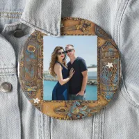 Custom Photo Antique Skeleton Key Frame, YPI Rd Button