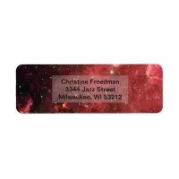 North America Nebula Infrared, ZGOS Return Address Label