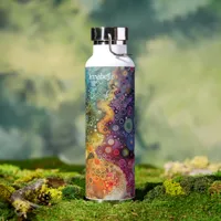 Beautiful Whimsical Colorful Back to School  Water Bottle