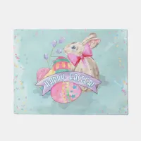 Easter Bunny, Eggs and Confetti ID377 Doormat