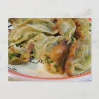 Pot Stickers Jiaozi Postcard