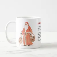 Père Noël French Father Christmas Dictionary  Coffee Mug