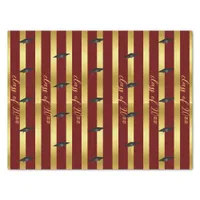 Red Gold School College University Graduation Day Tissue Paper