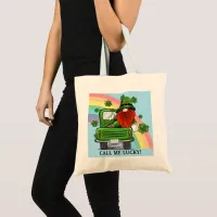 Call Me Lucky Irish Gnome Budget Tote Bag