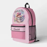 Blissful Pink Book-Lover's Backpack