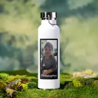 Thumbnail for Personalized Photo and Name Water Bottle