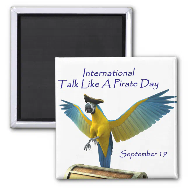 Talk Like a Pirate Day Magnet