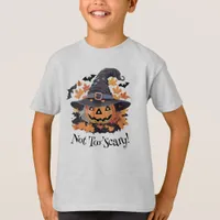 Jack-o-Lantern in Witch Hat Halloween T-Shirt