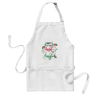 dont get your tinsel in a tangle Christmas Adult Apron