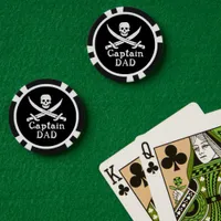 Captain Dad - Classic Poker Chips