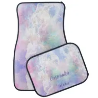 Dreamy Clouds and Stars Personalized Car Floor Mat