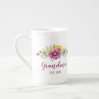 CUSTOMIZABLE Grandma, Mamaw, Grams, etc... Bone China Mug