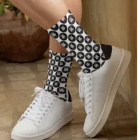 Custom Business Logo Repeat Pattern Unisex Socks