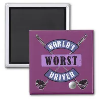 World's Worst Driver WWDc Magnet