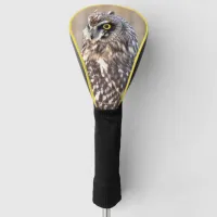 Portrait of a Short-Eared Owl Golf Head Cover