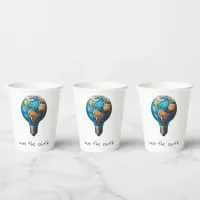 Save the Earth Paper Cups