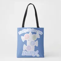 Daffy For Taffy Candy Fun Logo Toon Tote Bag