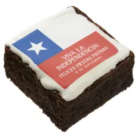 Fiestas Patrias Independence Day Chile Flag Brownie