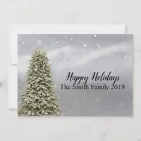 Happy Holidays Christmas Tree Announcement