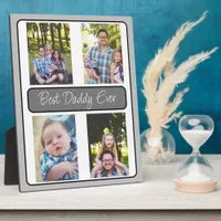 Personalized Best Daddy Ever Photo Plaque