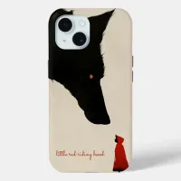 the Heartless Wolf and the Little Red Riding Hood iPhone 15 Case