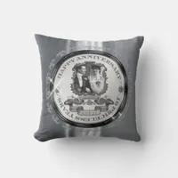 Vintage 10th Anniversary ID195 Throw Pillow