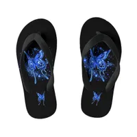 Lunar Moth  Kid's Flip Flops