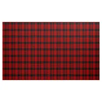 Rob Roy Tartan Red and Black Plaid Fabric