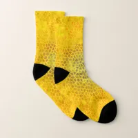 Gold Dinosaur Hide Socks