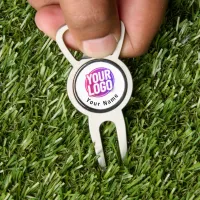 Your Name with Custom Logo Divot Tool