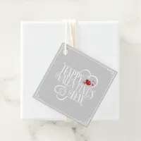 Cupid Typography Valentine's Day White ID736 Favor Tags