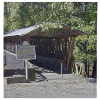 Clarkson Covered Bridge Alabama  Napkin